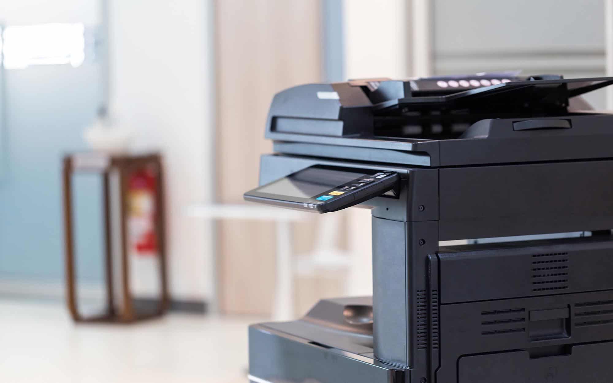 Printer and shop photocopier combined